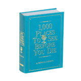 1000 Places Turquoise Leather Cover