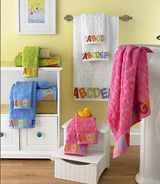 Bambini ABC Bath Towels by Kassatex | Gracious Style