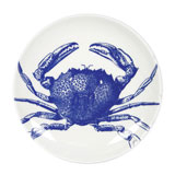 Crabs Blue Canape Plates by Caskata | Gracious Style