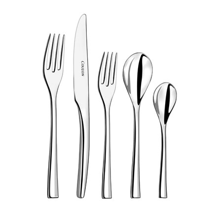 Steel Silver Plated Flatware by Couzon | Gracious Style