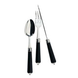 Ercuis Conde Aramis Ebony Flatware | Gracious Style