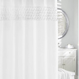 Smock Pleat Shower Curtain | Gracious Style