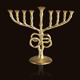 L'Objet Evoca Menorah Candlestick Candleholder Judaica | Gracious Style