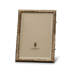 L'Objet Scales Platinum Picture Frame 4x6, 5x7, 8x10 | Gracious Style