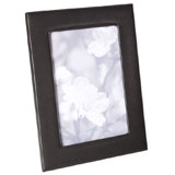 Black Traditional Leather Picture Frame | Gracious Style