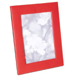 Red Traditional Leather Picture Frame | Gracious Style