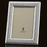 L'Objet Perlee Platinum Picture Frame 4x6, 5x7, 8x10 | Gracious Style