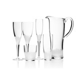 Kim Seybert Frosted Paillette Stemware | Gracious Style