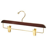 Dark Wood Pant & Skirt Hanger | Gracious Style