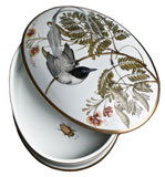 Bird Oval Trinket Box by Anna Weatherley Giftware | Gracious Style