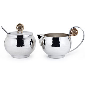 Mary Jurek Morning Glory Sugar & Creamer | Gracious Style Official Retailer