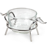 Mary Jurek Primavera Leaf Stand with Glass Bowl | Gracious Style Official Retailer