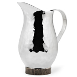 Mary Jurek Silvana Milk Jug with Wood Base | Gracious Style Official Retailer