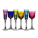 Varga Imperial Colored Crystal Stemware | Gracious Style