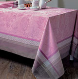 Isaphire Quartz Rose Table Linens | Gracious Style