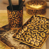 L'Objet Leopard Desk Accessories | Gracious Style