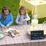 Libeco Home Lisbon Plaid Table Linens |Gracious Style