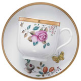 Mottahedeh Lowestoft Garden Dessert Plates | Gracious Style