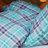 Malibu Check Linen Duvet Covers and Shams | Gracious Style