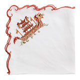 Kim Seybert Dragon Boat Linen Napkins | Gracious Style
