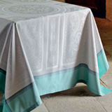 Garnier Thiebaut Jardin A La Francaise Table Linens | Gracious Style