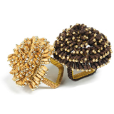 Kim Seybert Bead Burst Napkin Rings | Gracious Style