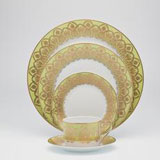 Royal Limoges Oasis Green Dinnerware | Gracious Style