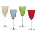 Optical Colored Glassware by Vietri | Gracious Style