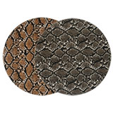 Kim Seybert Snake Print Round Placemats  | Gracious Style