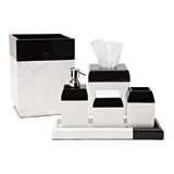 Kim Seybert Two-Tone Penshell Bath Accessories | Gracious Style