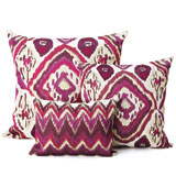 Kim Seybert Ikat Throw Pillows | Gracious Style