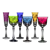 Varga Printemps Colored Crystal Stemware | Gracious Style