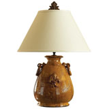 Large Amber Lamp by Vietri | Gracious Style