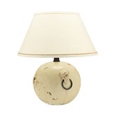 Cream Round Lamp by Vietri | Gracious Style