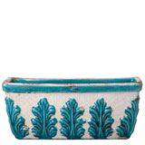 White Rectangle Terra Cotta Planter by Vietri | Gracious Style