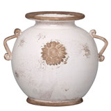 White Round Vase by Vietri | Gracious Style