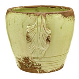 Pistachio Leaves Cachepot by Vietri | Gracious Style