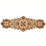 Burmese Wood Brown Beaded Table Runner | Gracious Style