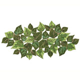 Green Leaves Beaded Table Runner | Gracious Style