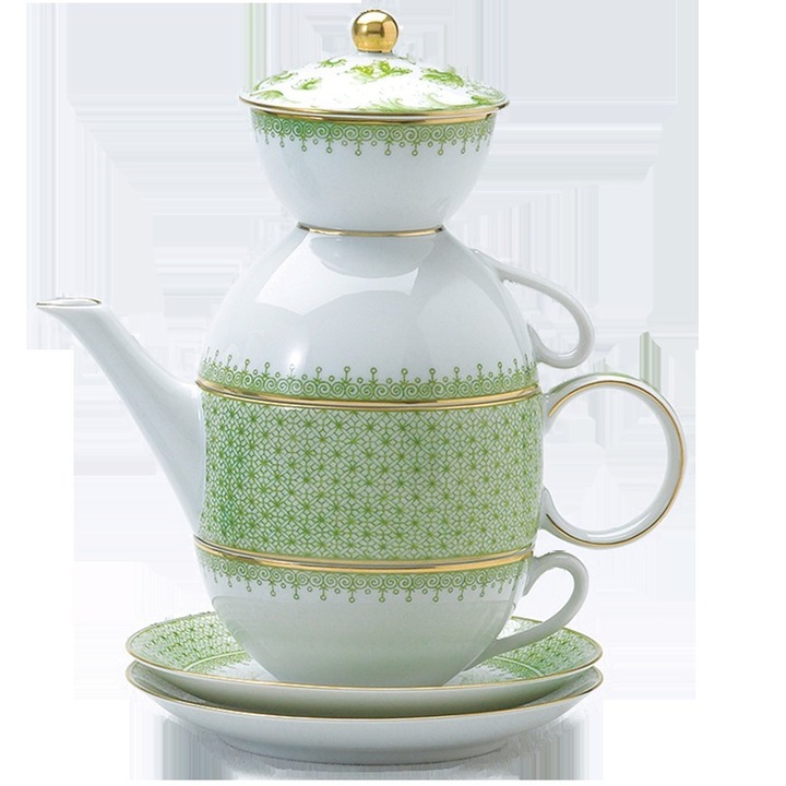 Tea for Two in Apple Lace
