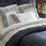 Sferra Saxon Embroidered Sheets, Duvet Covers | Gracious Style