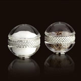 Braid Salt And Pepper Shakers Gold and Platinum| Gracious Style