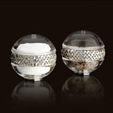 Braid Salt And Pepper Shakers Gold and Platinum| Gracious Style