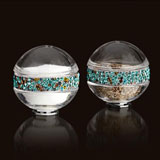 Pave Band Platinum Multicolor Salt Pepper Shakers Swarovski Crystal | Gracious Style