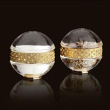 Pave Band Gold Jewel Salt Pepper Shakers Swarovski Crystal | Gracious Style