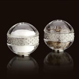 Pave Band Platinum Jewel Salt Pepper Shakers Swarovski Crystal | Gracious Style