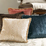Abbey Velvet Throw Pillows by Sferra | Gracious Style