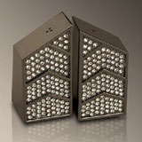 Art Deco Salt Pepper Shakers Swarovski Crystal | Gracious Style