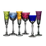Springtime Colored Crystal Stemware | Gracious Style