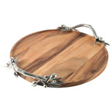 Vagabond House Olive Grove Round Tray | Gracious Style